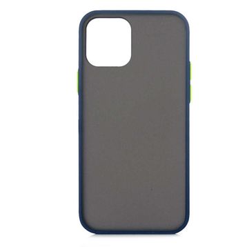 Zore Apple iPhone 12 Uyumlu Lacivert Fri Silikon Kılıf
