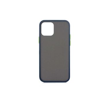 Zore Apple iPhone 12 Uyumlu Lacivert Fri Silikon Kılıf
