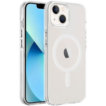 Zore Apple iPhone 13 Magsafe Şarj Özellikli Buzlu Transparan C-Pro Sert Kapak Kılıf