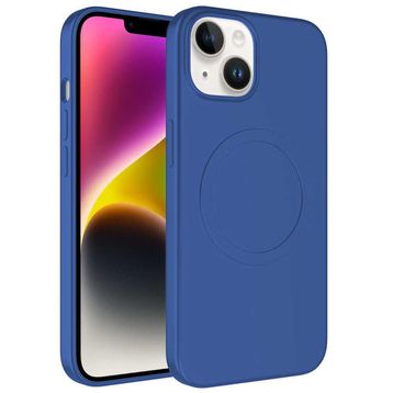 Zore Apple iPhone 13 Magsafe Wireless Şarj Özellikli Pastel Renk Silikon Plastik Kapak Kılıf