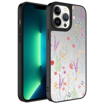 Zore Apple iPhone 13 Pro Aynalı Desenli Kamera Korumalı Parlak Mirror Kapak Kılıf