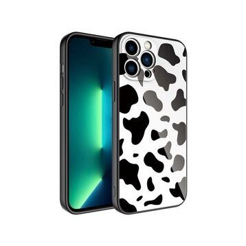 Zore Apple iPhone 13 Pro Max Kamera Korumalı Desenli Sert Silikon Epoksi Kapak Kılıf