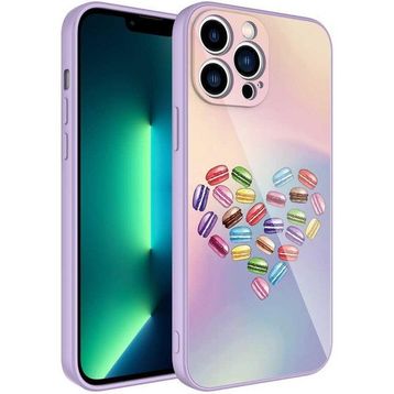 Zore Apple iPhone 13 Pro Max Kamera Korumalı Desenli Sert Silikon Epoksi Kapak Kılıf