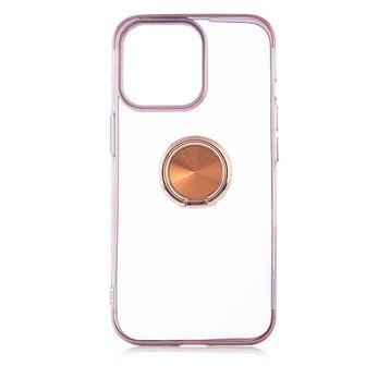 Zore Apple iPhone 13 Pro Max Uyumlu Gold Gess Silikon Kılıf