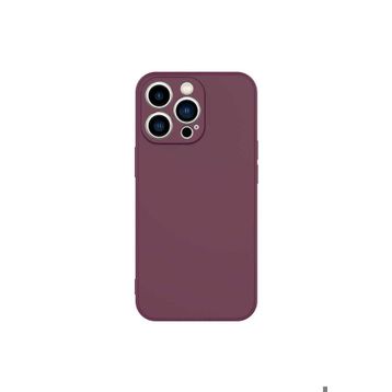 Zore Apple iPhone 13 Pro Max Uyumlu Pembe Koyu Mara Lansman Kapak Kılıf