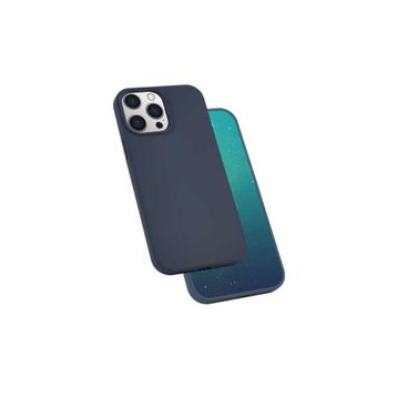 Zore Apple iPhone 13 Pro Uyumlu Silk Silikon Lacivert Kılıf