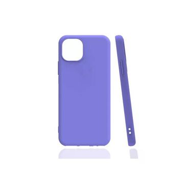 Zore Apple iPhone 13 Uyumlu Biye Silikon Lila Kılıf