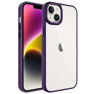 Zore Apple iPhone 14 Plus Uyumlu Derin Mor Krom Kapak Kılıf