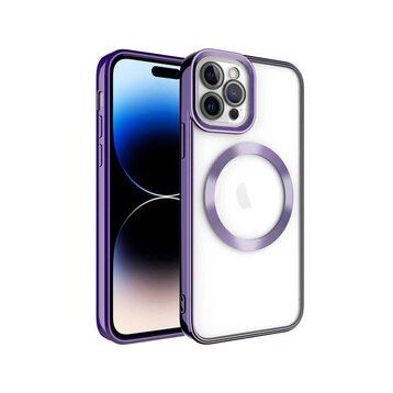 Zore Apple iPhone 14 Pro Magsafe Wireless Şarj Özellikli Setro Silikon Kılıf