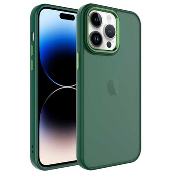 Zore Apple iPhone 14 Pro Max Buzlu Sert PC May Kapak Kılıf