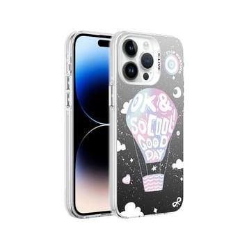 Zore Apple iPhone 14 Pro Max Desenli Silver Sert Kapak Kılıf