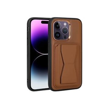 Zore Apple İphone 14 Pro Max Kartlıklı Standlı Pu Deri Memo Kapak Kılıf