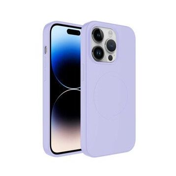 Zore Apple iPhone 14 Pro Max Magsafe Wireless Şarj Özellikli Pastel Renk Silikon Plas Kapak Kılıf