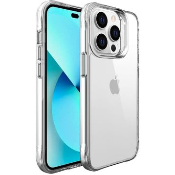 Zore Apple iPhone 14 Pro Şeffaf Ultra İnce Airbag Tasarımlı Okka Kapak Kılıf
