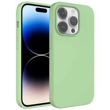 Zore Apple iPhone 14 Pro Sıvı Teknolojili Silinebilir Sert Kivi Kapak Kılıf
