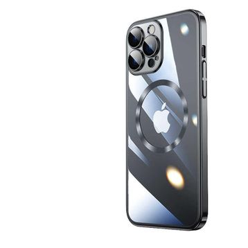Zore Apple iPhone 14 Pro Wireless Şarj Özellikli Sert PC Riksos Magsafe Kapak Kılıf