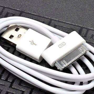 Zore Apple iPhone 4S Beyaz USB Kablo