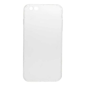 Zore Apple iPhone 6 Plus Süper Silikon Kapak Şeffaf Kılıf