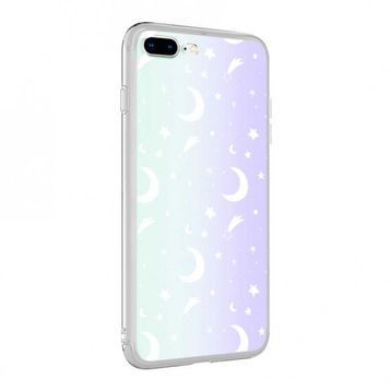 Zore Apple iPhone 8 Plus Kılıf M-Blue Desenli Kapak