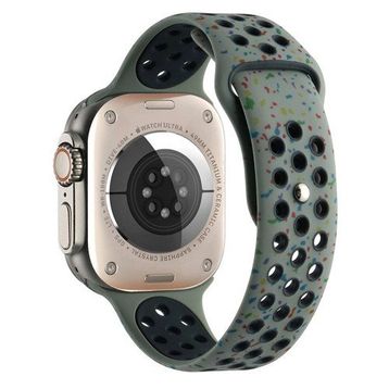 Zore Apple Watch 38 mm Yeni Seri 2023 KRD-02 Silikon Strap Kordon