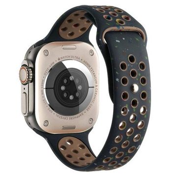 Zore Apple Watch 38 mm Yeni Seri 2023 KRD-02 Silikon Strap Kordon