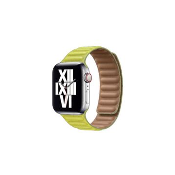 Zore Apple Watch 40 mm KRD-34 Sarı Deri Kordon