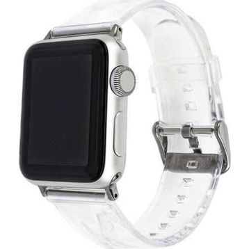 Zore Apple Watch 42 mm KRD-13 Şeffaf Silikon Kordon