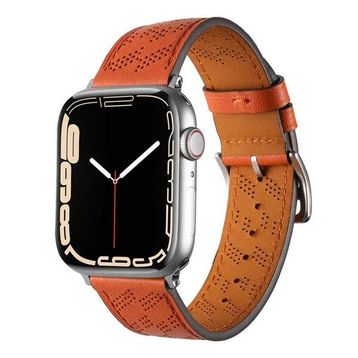 Zore ​​​Apple Watch 42 mm KRD-76 PU Deri Kordon Strap Kayış