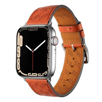 Zore ​​​Apple Watch 42 mm KRD-76 PU Deri Kordon Strap Kayış