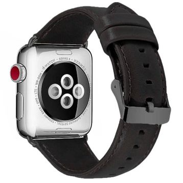 Zore Apple Watch 42 mm Luxury Leather Deri Kordon