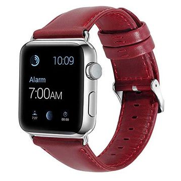 Zore Apple Watch 44 mm Luxury Leather Deri Kordon