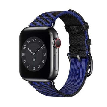 Zore Apple Watch 7 45 mm KRD-51 Hasır Kordon
