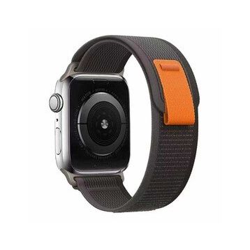 Zore Apple Watch 7 45 mm KRD-77 Hasır Kordon