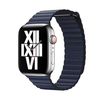 Zore Apple Watch Ultra 49 mm Kordon KRD-09 Deri Lop Strap Kayış