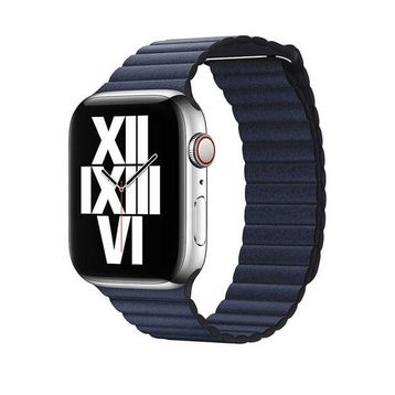 Zore Apple Watch Ultra 49 mm Kordon KRD-09 Deri Lop Strap Kayış
