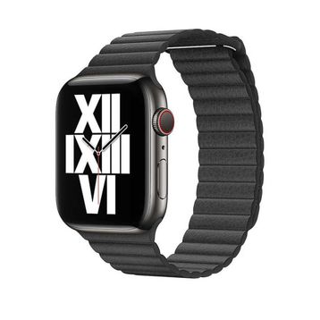 Zore Apple Watch Ultra 49 mm Kordon KRD-09 Deri Lop Strap Kayış