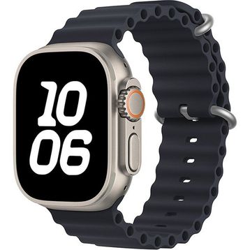 Zore Apple Watch Ultra 49 mm KRD-75 Midnight Silikon Kordon