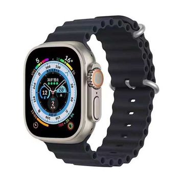Zore Apple Watch Ultra 49 mm KRD-75 Midnight Silikon Kordon