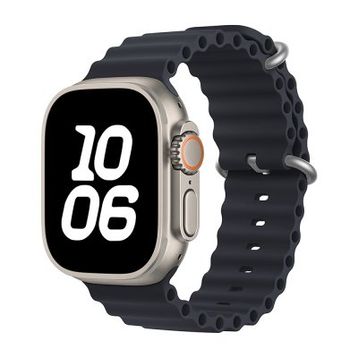 Zore Apple Watch Ultra 49 mm KRD-75 Midnight Silikon Kordon