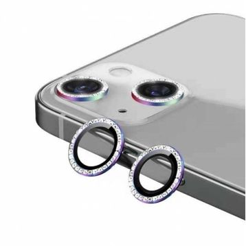 Zore CL-06 Apple iPhone 11 Taşlı Renkli Kamera Lens Koruyucu