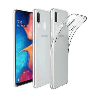 Zore Galaxy A20E Zore Süper Silikon Kılıf
