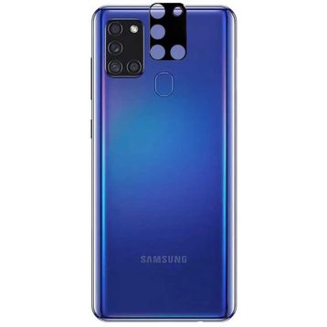 Zore Galaxy A21S 3D Siyah Kamera Camı