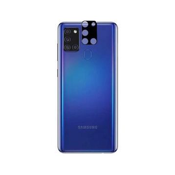 Zore Galaxy A21S 3D Siyah Kamera Camı