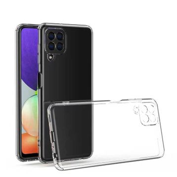 Zore Galaxy A22 4G Kamera Korumalı Süper Silikon Kapak Kılıf