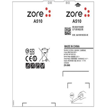 Zore Galaxy A5 2016 A Kalite Uyumlu Batarya