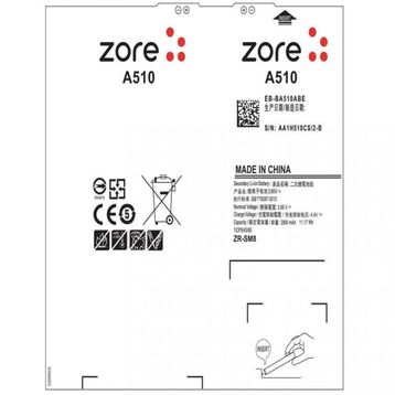 Zore Galaxy A5 2016 A Kalite Uyumlu Batarya
