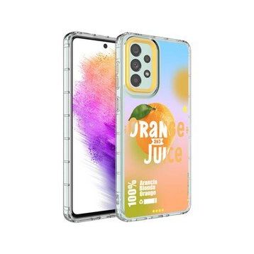Zore Galaxy A53 5G Kamera Korumalı Renkli Desenli Sert Silikon Korn Kapak Kılıf