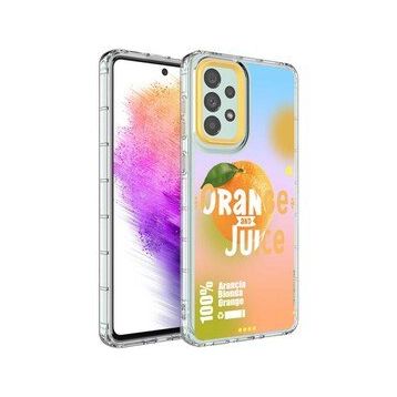 Zore Galaxy A53 5G Kamera Korumalı Renkli Desenli Sert Silikon Korn Kapak Kılıf