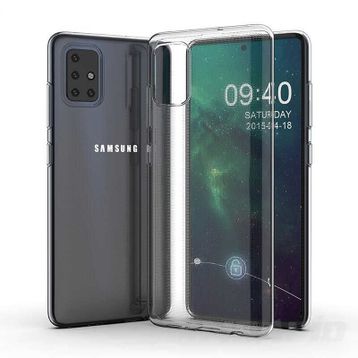 Zore Galaxy A71 Süper Silikon Kılıf