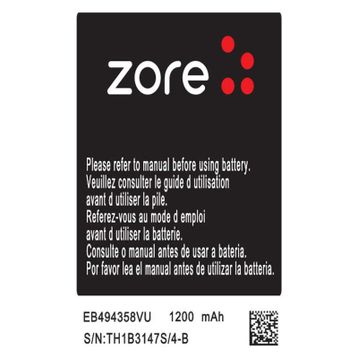 Zore Galaxy Ace Plus S7500 A Kalite Uyumlu Batarya